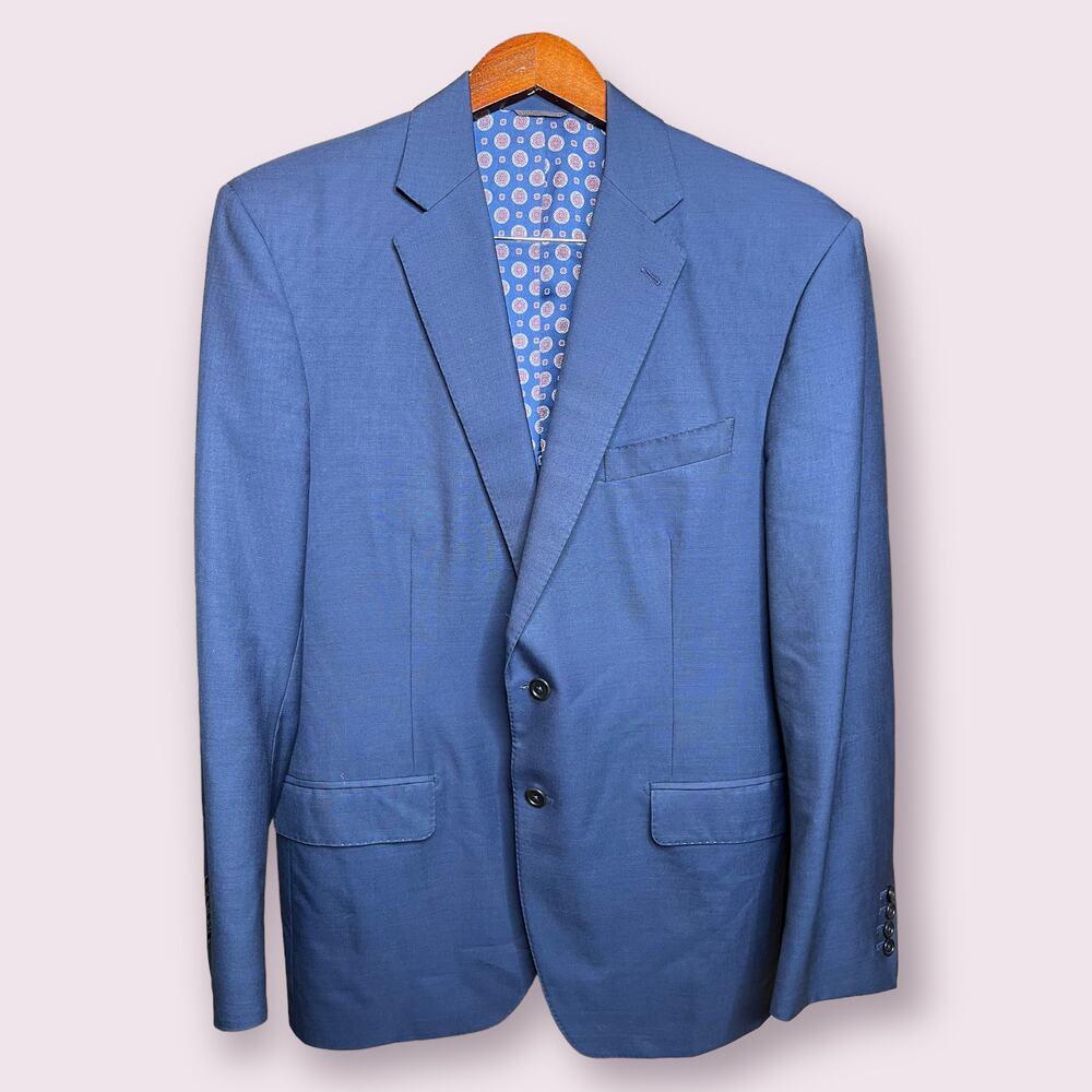 Vitale Barberis Canonico Revenge Merino Super 150's Wool Navy Jacket